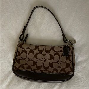 Coach Brown Signature Shoulder Bag